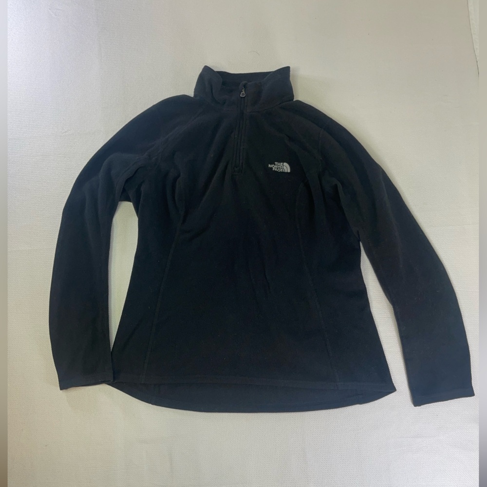 The North Face Black Zip up Fleece Jacket Size Medium C